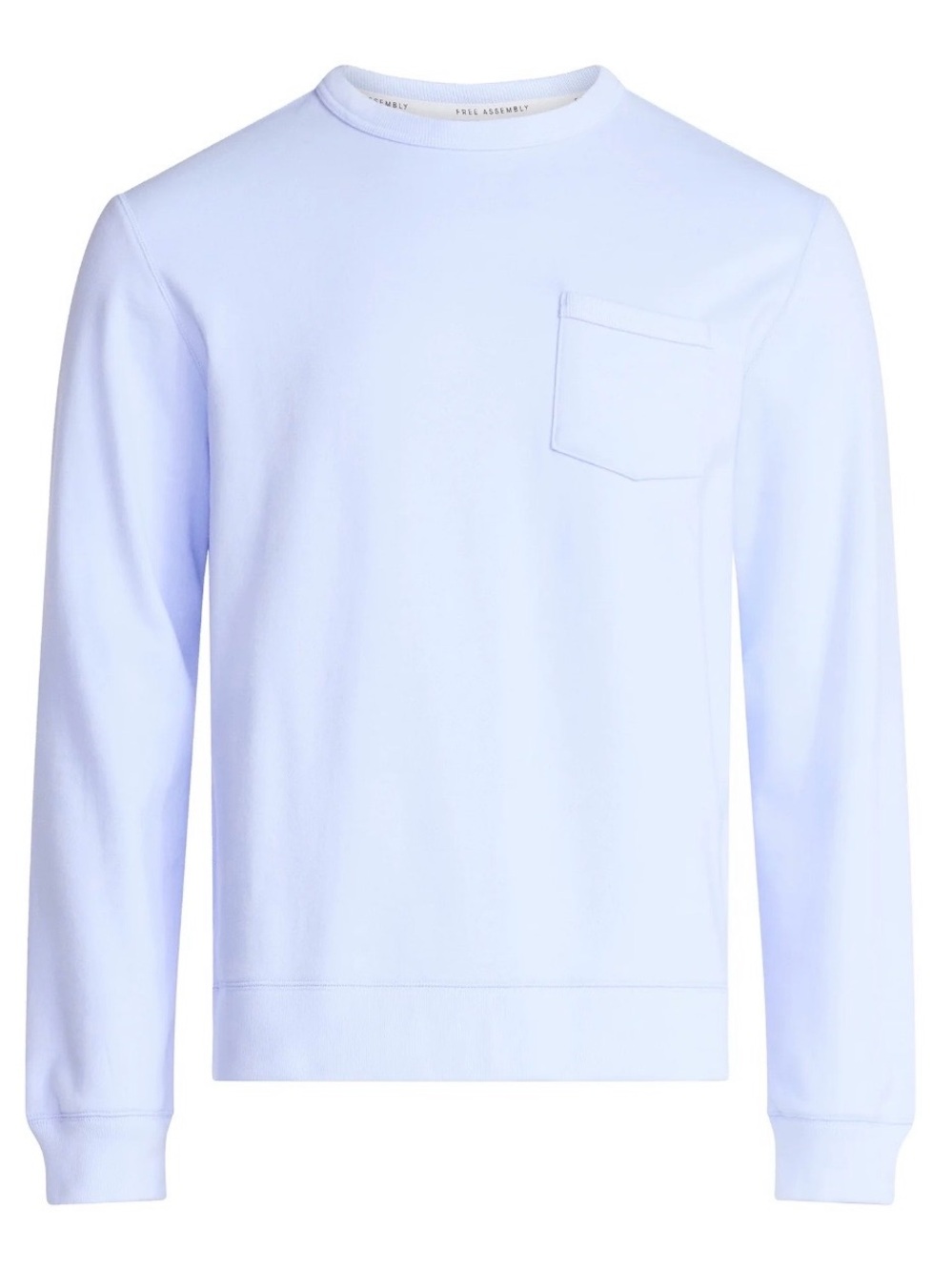 Free Assembly Men's Fleece Crewneck Sweatshirt Long Sleeve Size M